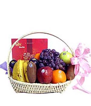 Miss relatives fruit gift basket 