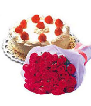 flower and cake -  China Flower Delivery Shop