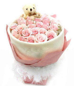 19 Pink Roses