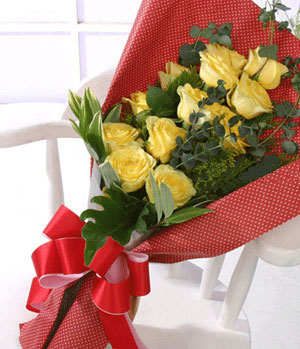 China Flowers - yellow roses
